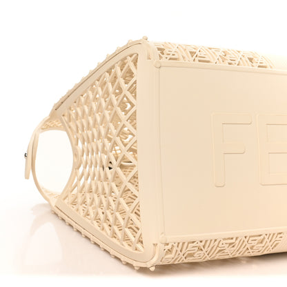 Fendi Recycled Plastic Basket Forty8 Satchel White 8 of 9