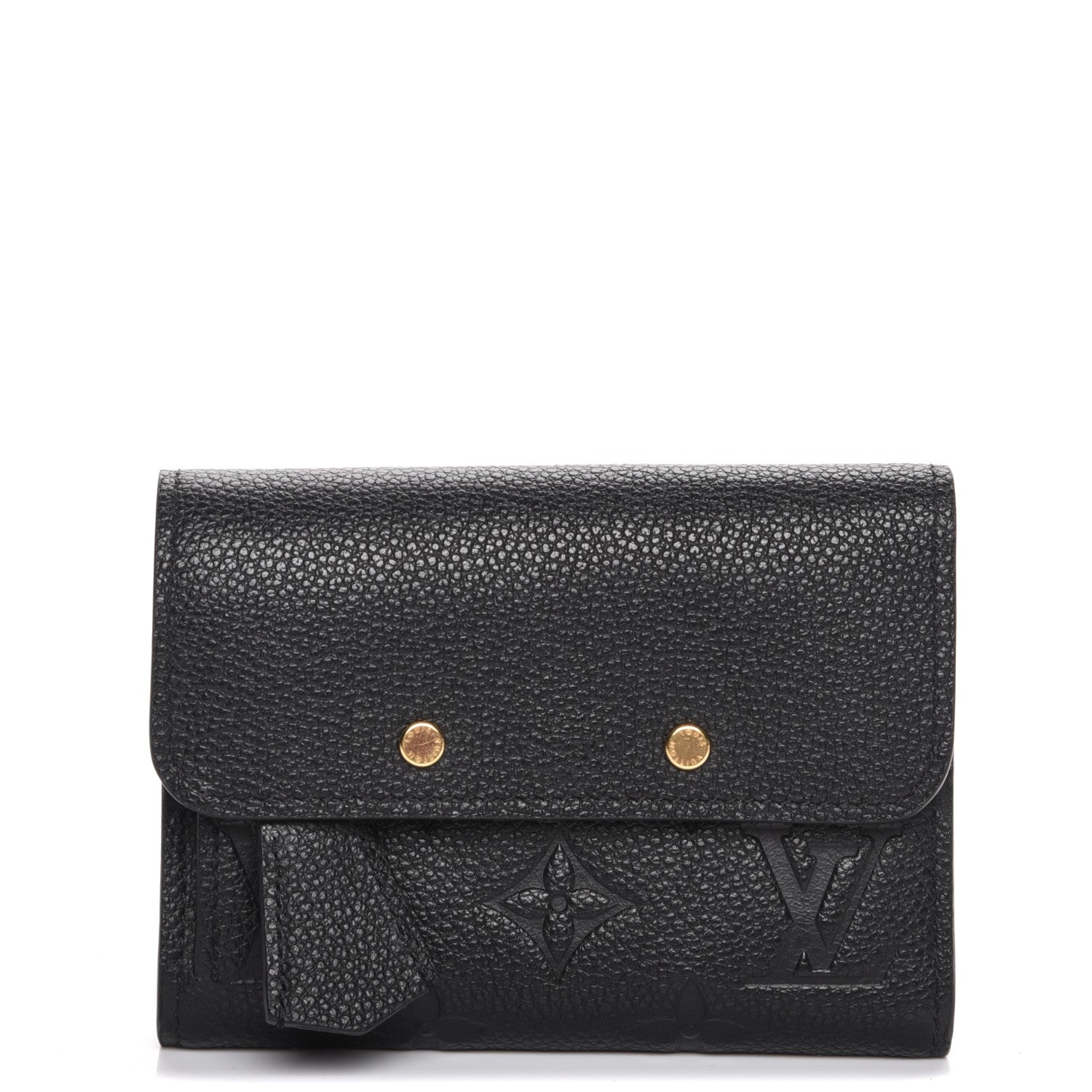 Louis Vuitton Empreinte Pont-Neuf Compact Wallet Black 1 of 8