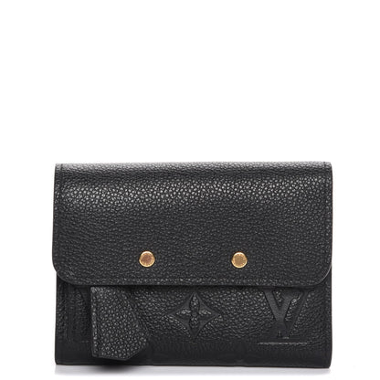 Louis Vuitton Empreinte Pont-Neuf Compact Wallet Black 1 of 8