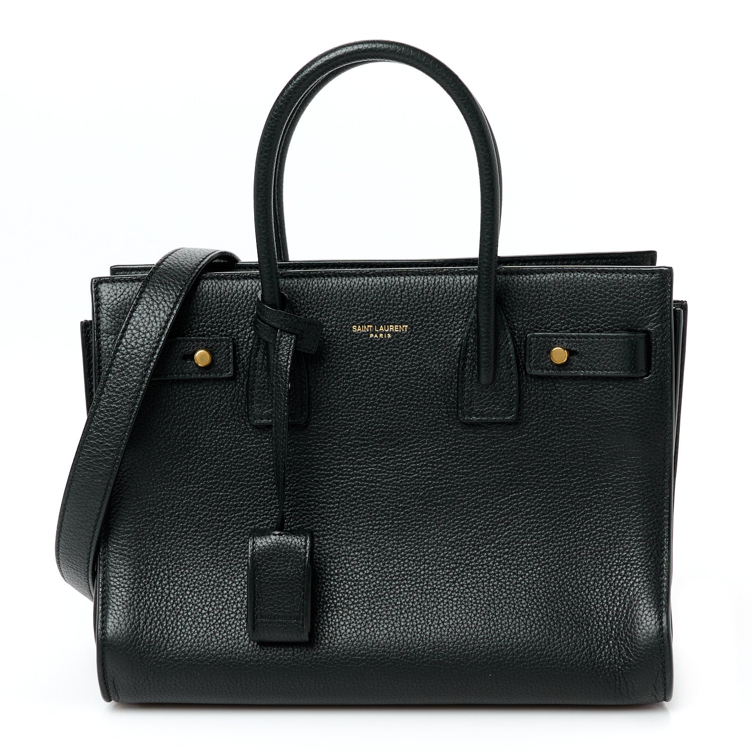 Saint Laurent Grained Calfskin Baby Sac De Jour Souple Black 1 of 11