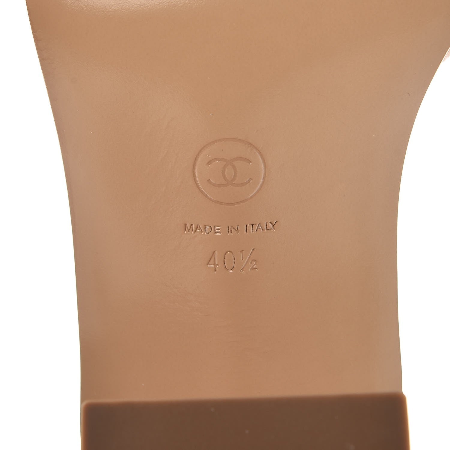 Chanel Suede Wrap Sandals 40.5 Beige 7 of 7