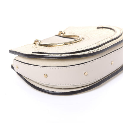 Chloe Metallic Calfskin Lambskin Suede Mini Pixie Signature Belt Bag Gold 5 of 10