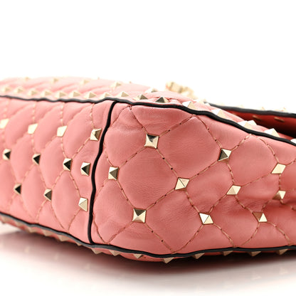 Valentino Garavani Nappa Medium Rockstud Spike Shoulder Bag Paradise Rose 10 of 10