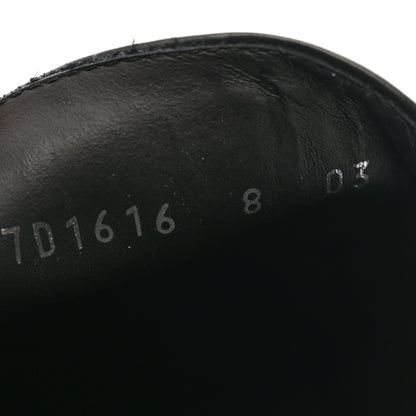 Fendi Vitello Abrasivato Mens Frame Loafers 8 Black 9 of 10