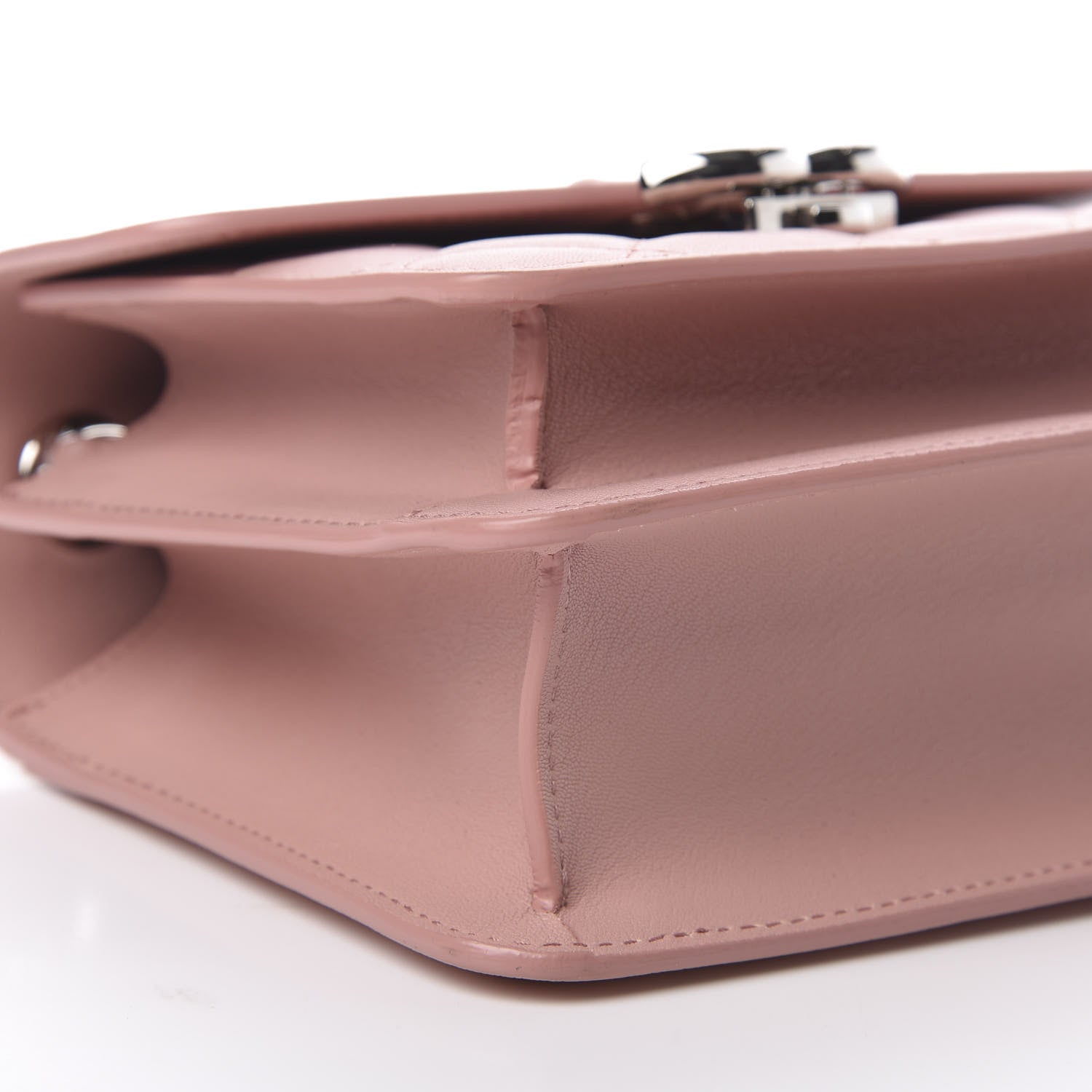 Chanel Goatskin Quilted CC Box Flap Pink 7 of 8