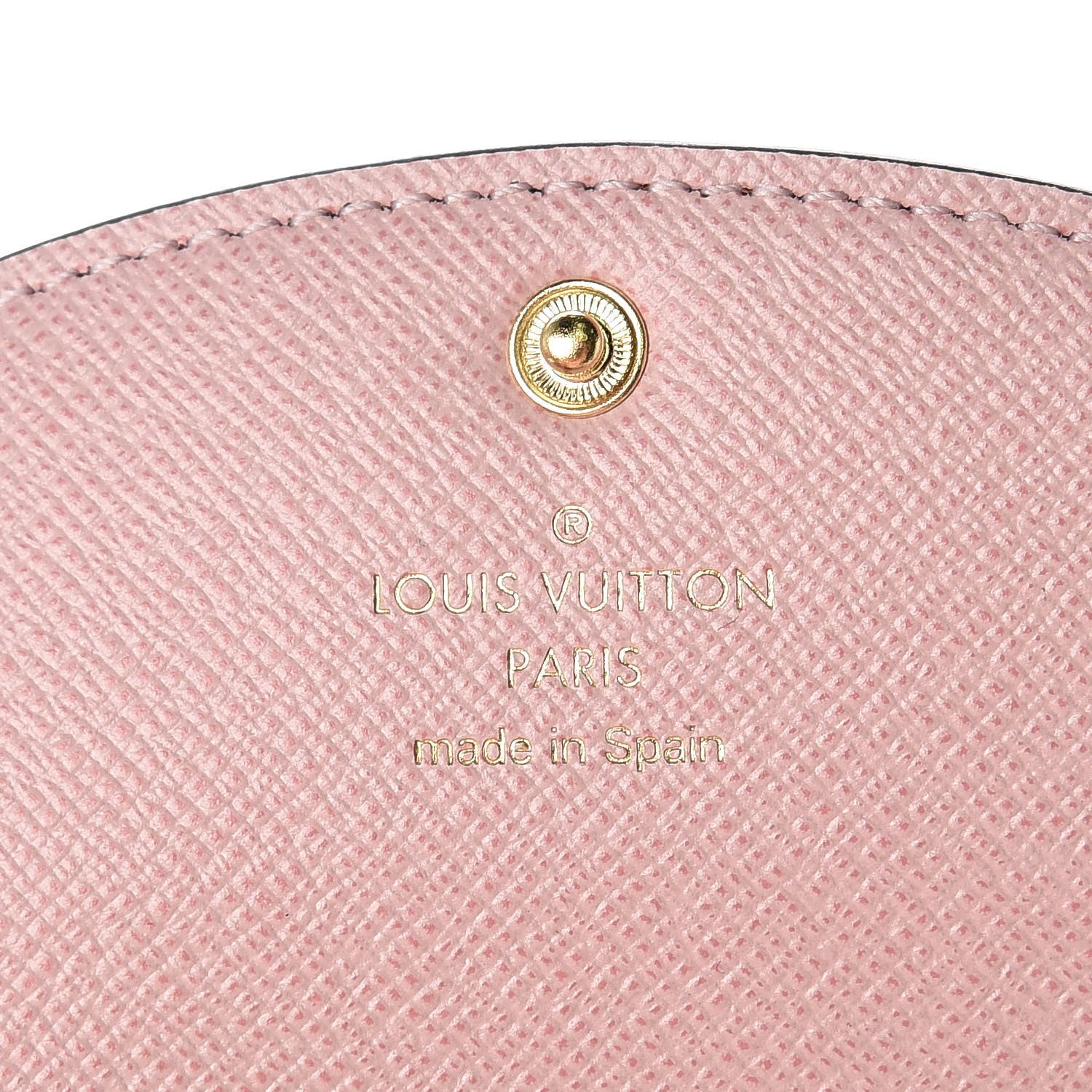 Louis Vuitton Damier Ebene Rosalie Coin Purse Rose Ballerine 6 of 8