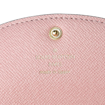 Louis Vuitton Damier Ebene Rosalie Coin Purse Rose Ballerine 6 of 8