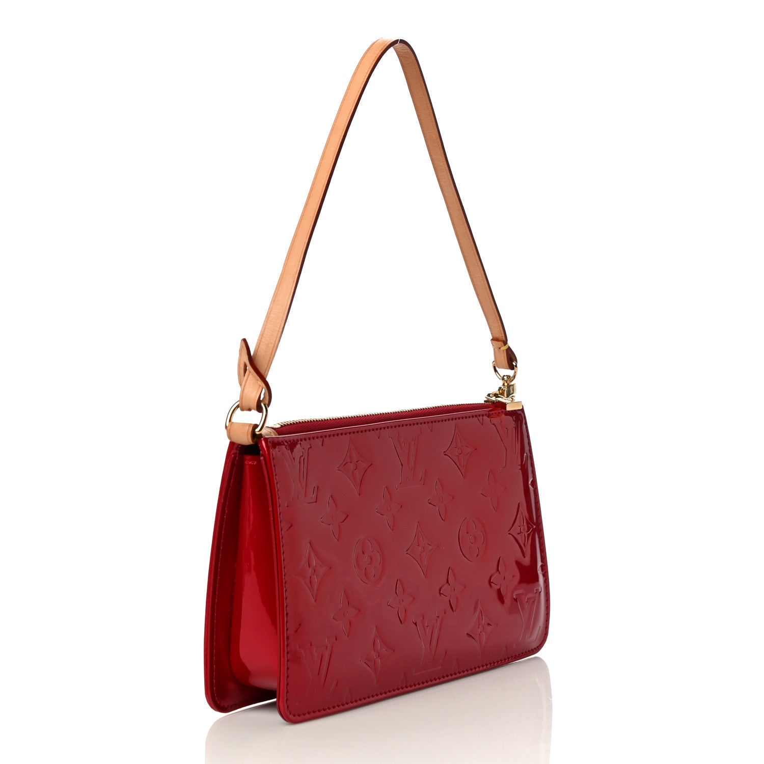 Louis Vuitton Vernis Lexington Pochette Rouge 2 of 9