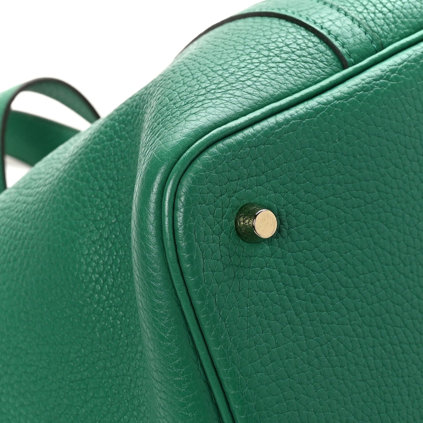 Taurillon Clemence Picotin Lock 22 MM  Vert Jade