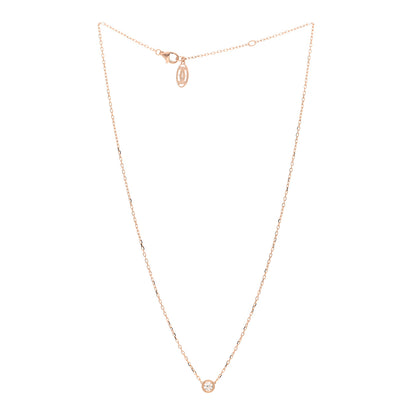 Cartier 18K Pink Gold Diamond LM D'Amour Pendant Necklace 3 of 5