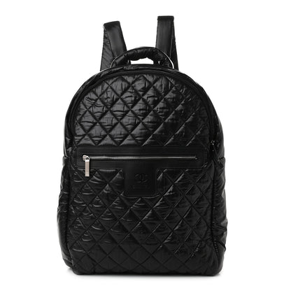 Chanel Nylon Quilted XL Coco Cocoon Backpack Black 1 of 8