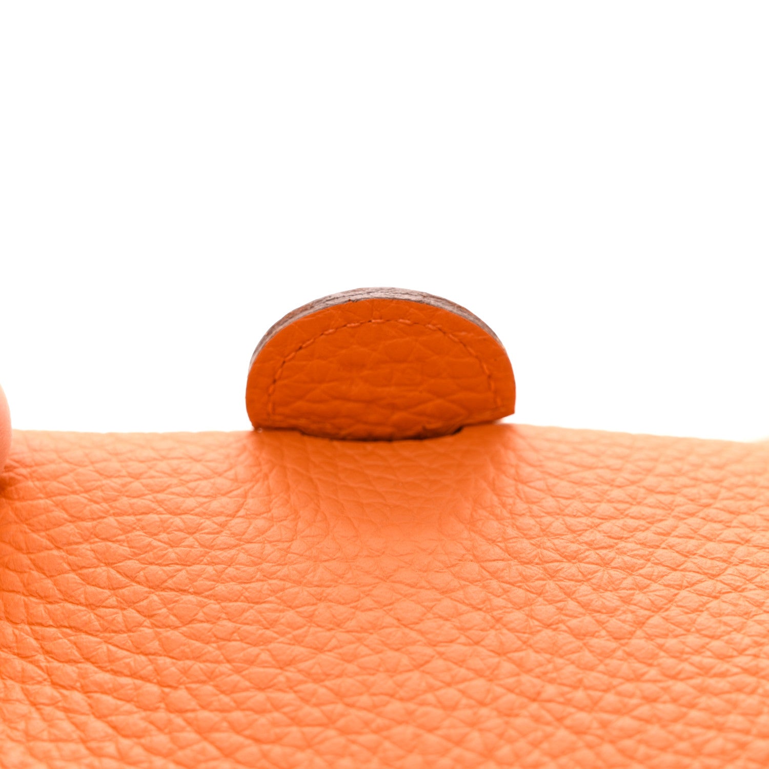 Hermes Taurillon Clemence Evelyne PM Orange 7 of 10