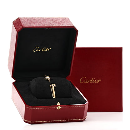 Cartier 18K Yellow Gold Tsavorite Garnet Onyx Panthère De Cartier Cuff Bracelet 18 4 of 4