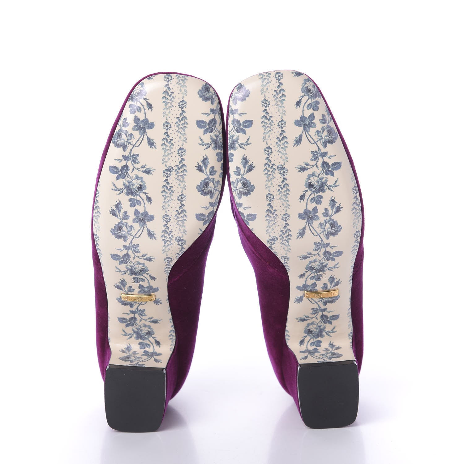 Gucci Softy Velvet GG Victoire 55mm Loafer Pumps 35 Fucsia 6 of 10