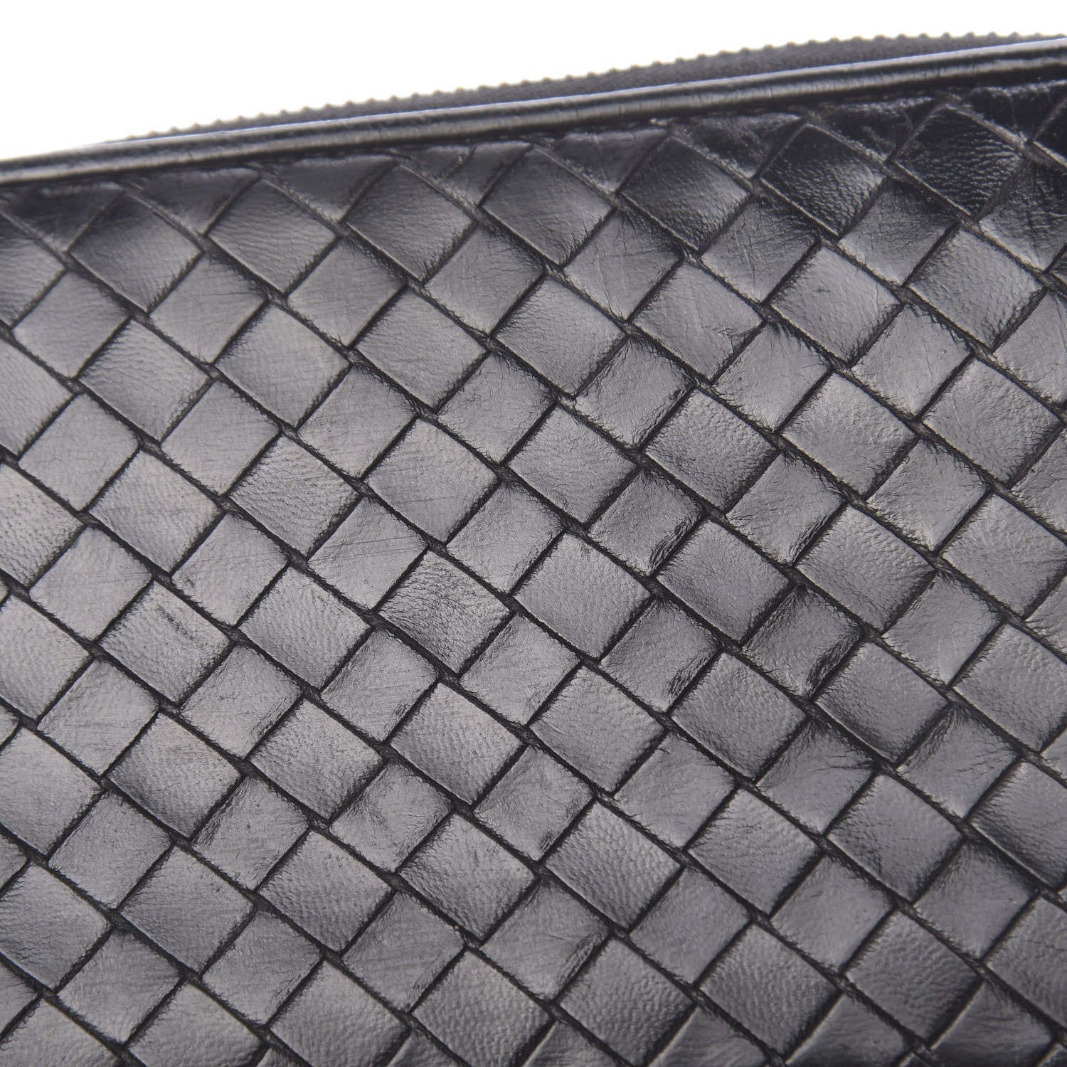Bottega Veneta Nappa Intrecciato Zip Around Wallet Black 11 of 13
