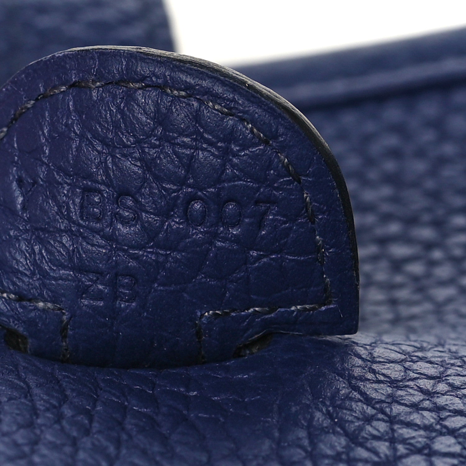 Hermes Taurillon Clemence Evelyne III PM Bleu Encre 7 of 10