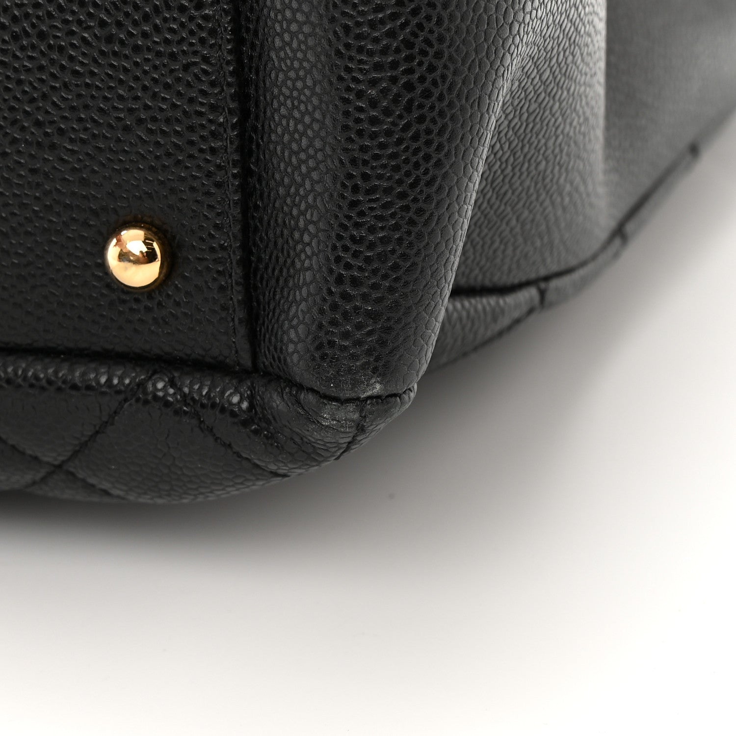 Chanel Caviar Quilted XL Grand Shopping Tote GST Black 12 of 14