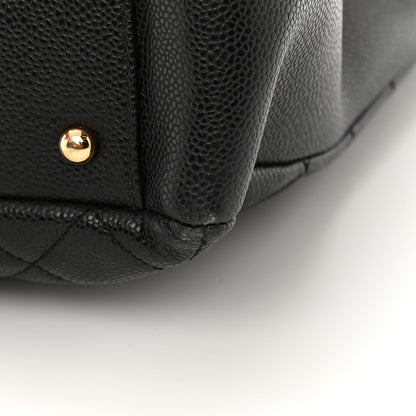 Chanel Caviar Quilted XL Grand Shopping Tote GST Black 12 of 14