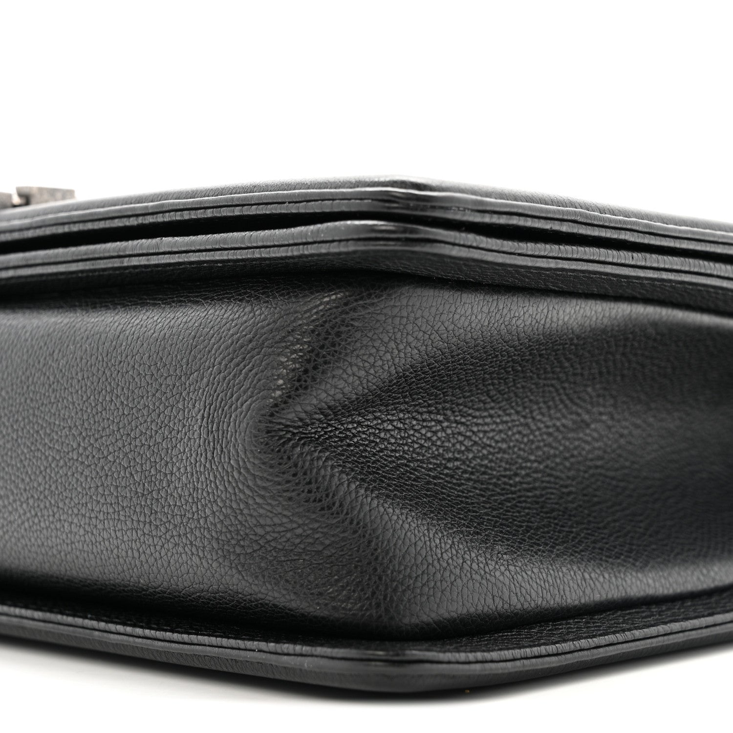 Chanel Grained Calfskin Quilted New Medium Boy Flap Black 10 of 10