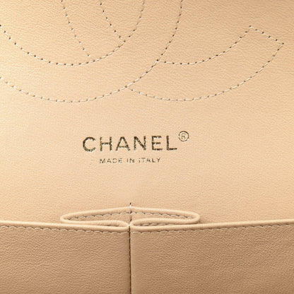 Chanel Caviar Quilted Jumbo Double Flap Beige 6 of 10