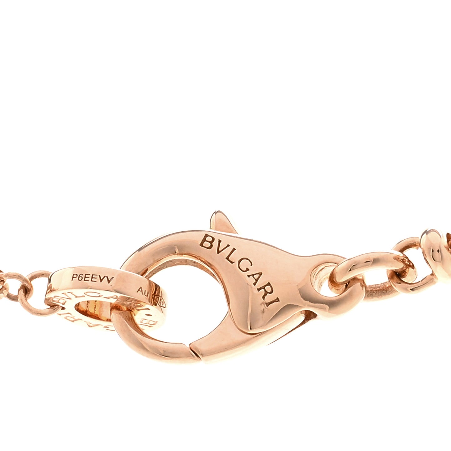 18K Rose Gold Diamond Mother of Pearl Gelati Necklace