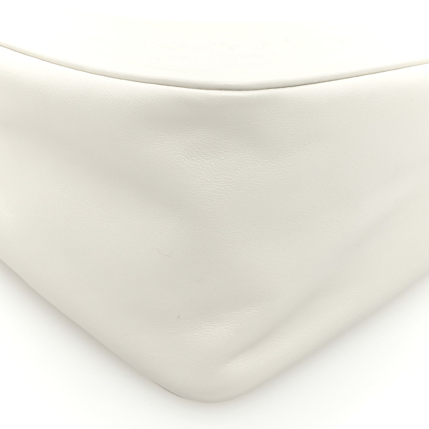 Grace Lux Triangle Shoulder Bag White