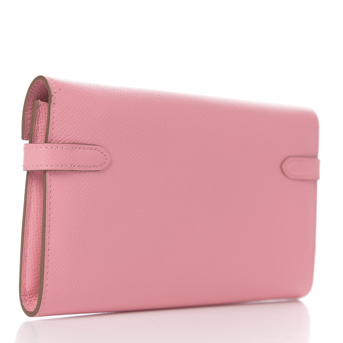 Epsom Kelly Longue Wallet Rose Confetti