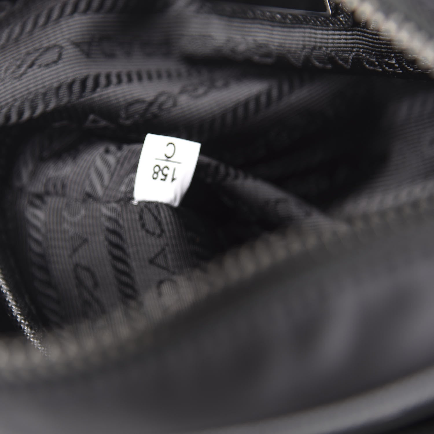 Prada Tessuto Nylon Saffiano Pocket Messenger Shoulder Bag Black 7 of 11