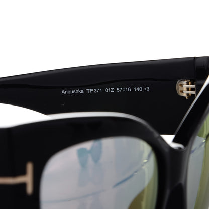 Tom Ford Acetate Anoushka Cat Eye Sunglasses TF371 Black 5 of 8