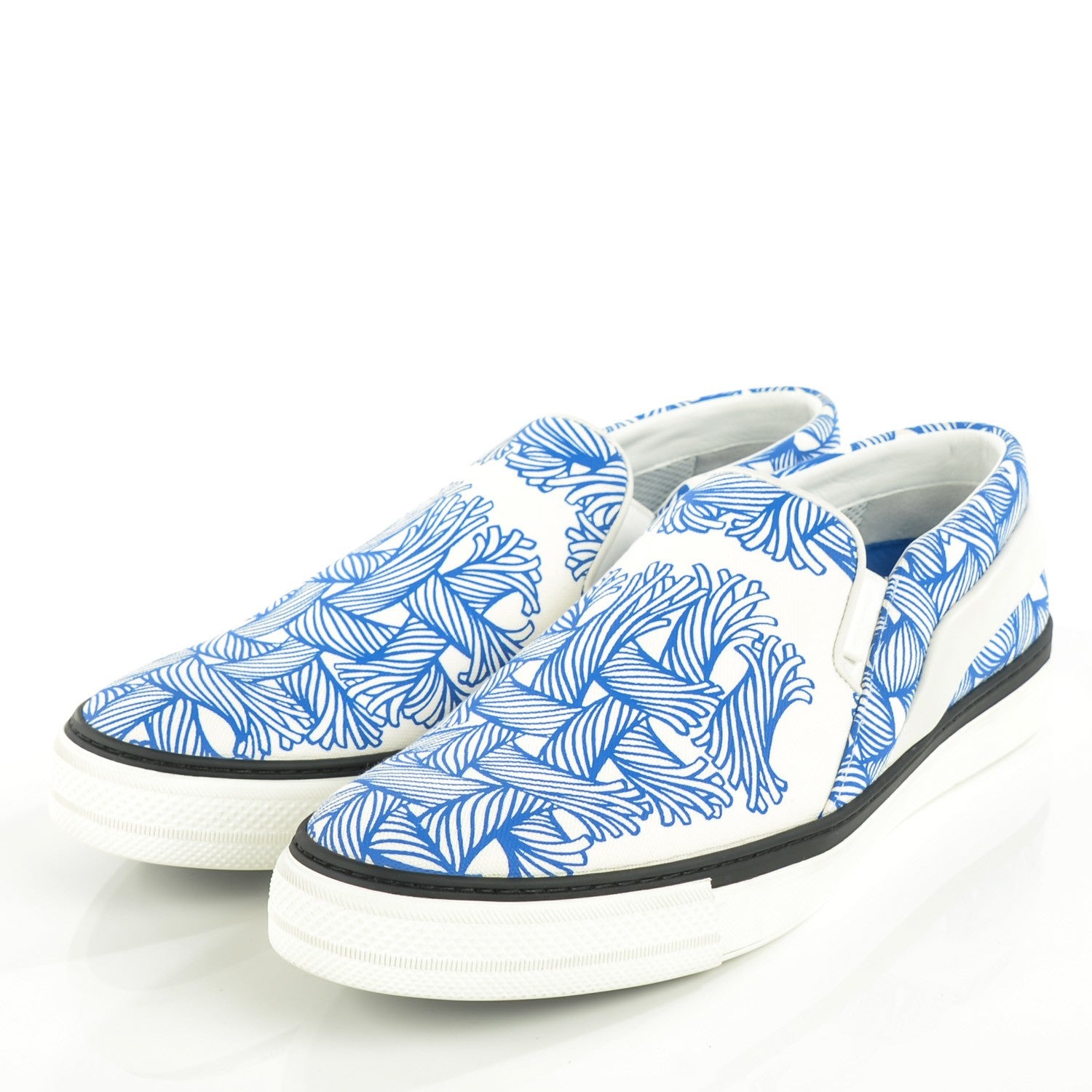 Louis Vuitton Calfskin Canvas Christopher Slip-On Sneakers 8.5 3 of 8