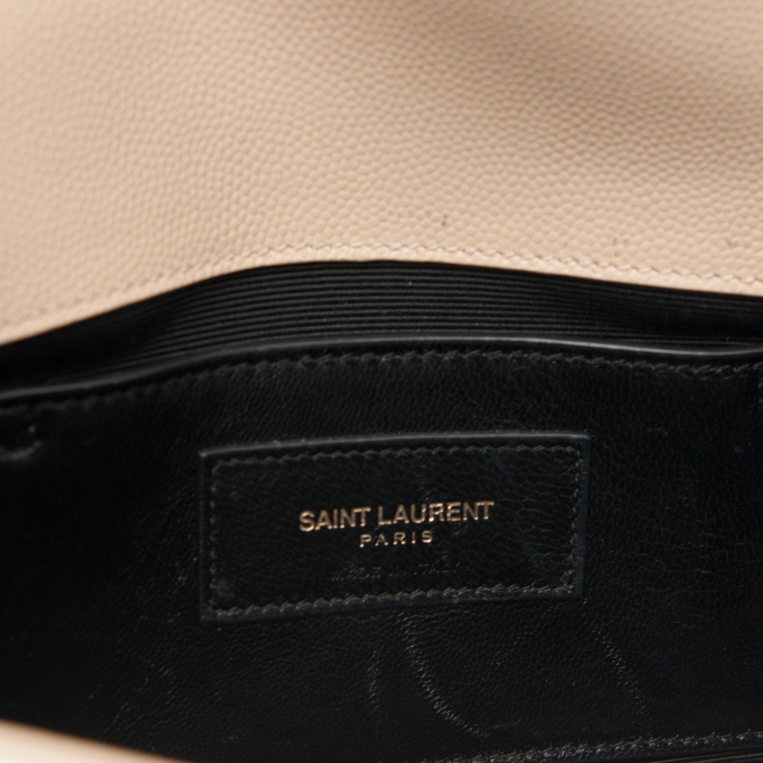 Saint Laurent Grain De Poudre Small Monogram Kate Satchel Nude Powder 6 of 6