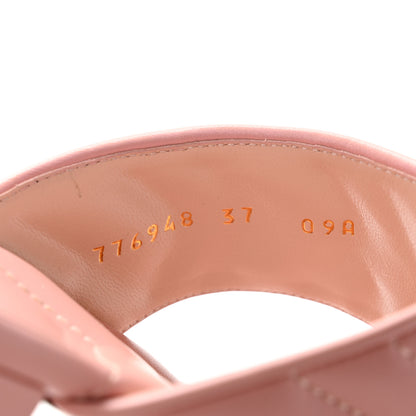 Gucci Nappa Charlotte Double G Marmont Thong Sandals 37 Perfect Pink 8 of 9