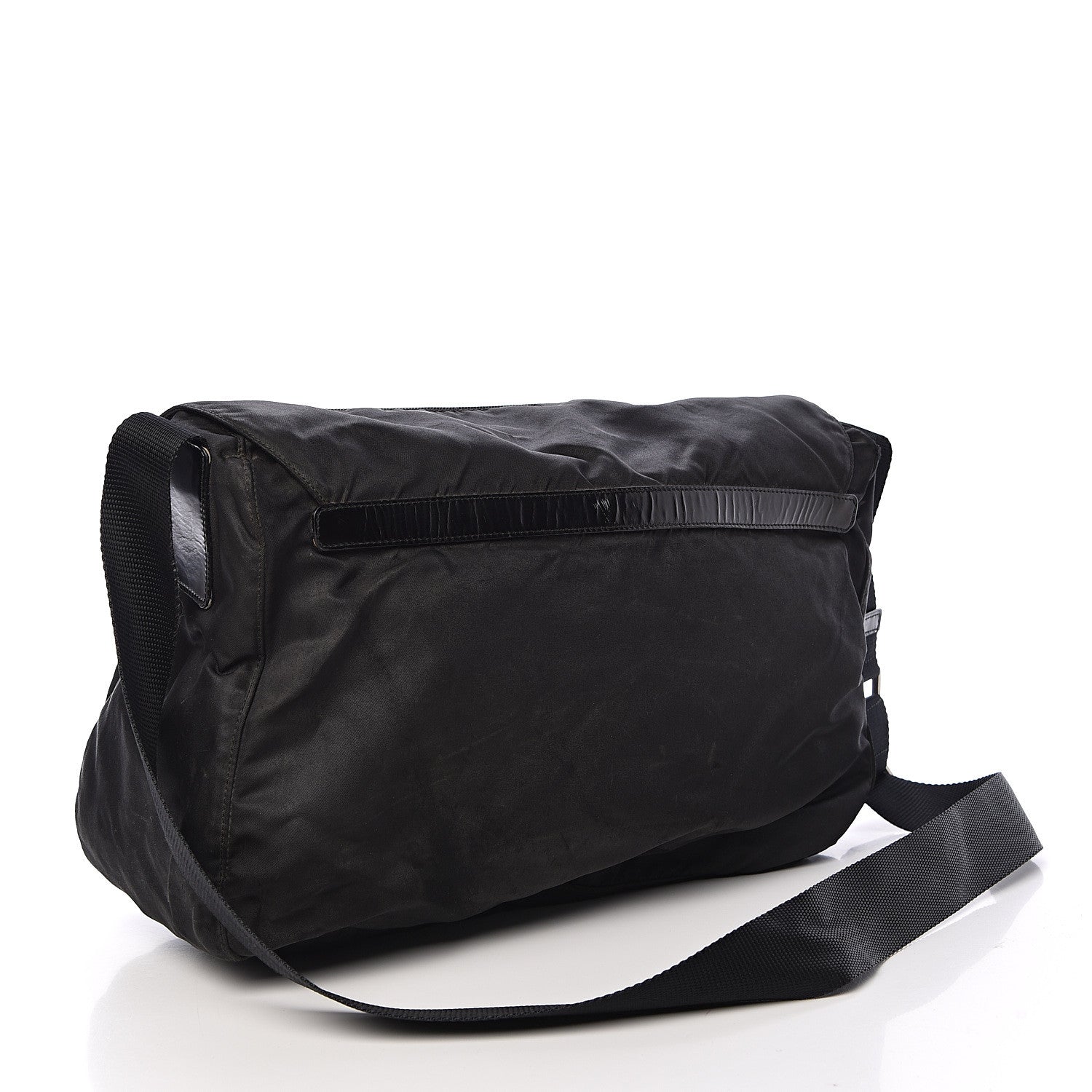 Prada Tessuto Nylon Messenger Bag Black 3 of 22