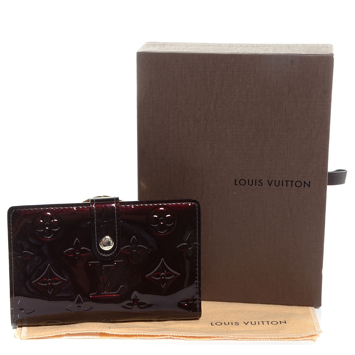 Louis Vuitton Vernis French Purse Wallet Amarante 5 of 8