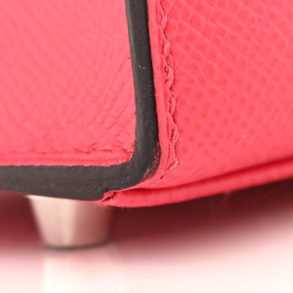 Hermes Epsom Casaque Kelly Sellier 28 Rouge Coeur Rose Extreme Bleu Zanzibar 11 of 12