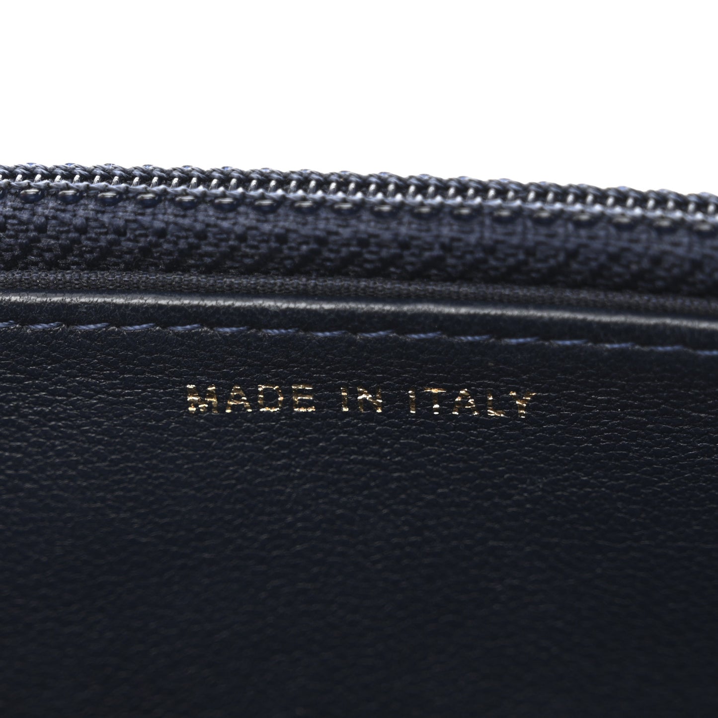Braided Sheepskin Boy Wallet On Chain WOC Navy Black