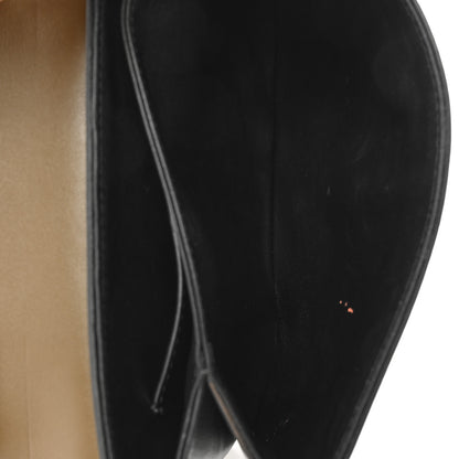 Versace Vitello Virtus Chain Clutch Black Khaki 5 of 12