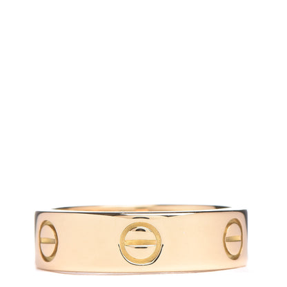 Cartier 18K Yellow Gold 5.5mm LOVE Ring 58 8.25 1 of 6