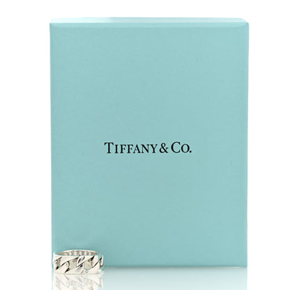 Tiffany Sterling Silver Curb Link Ring 50 5.25 5 of 5