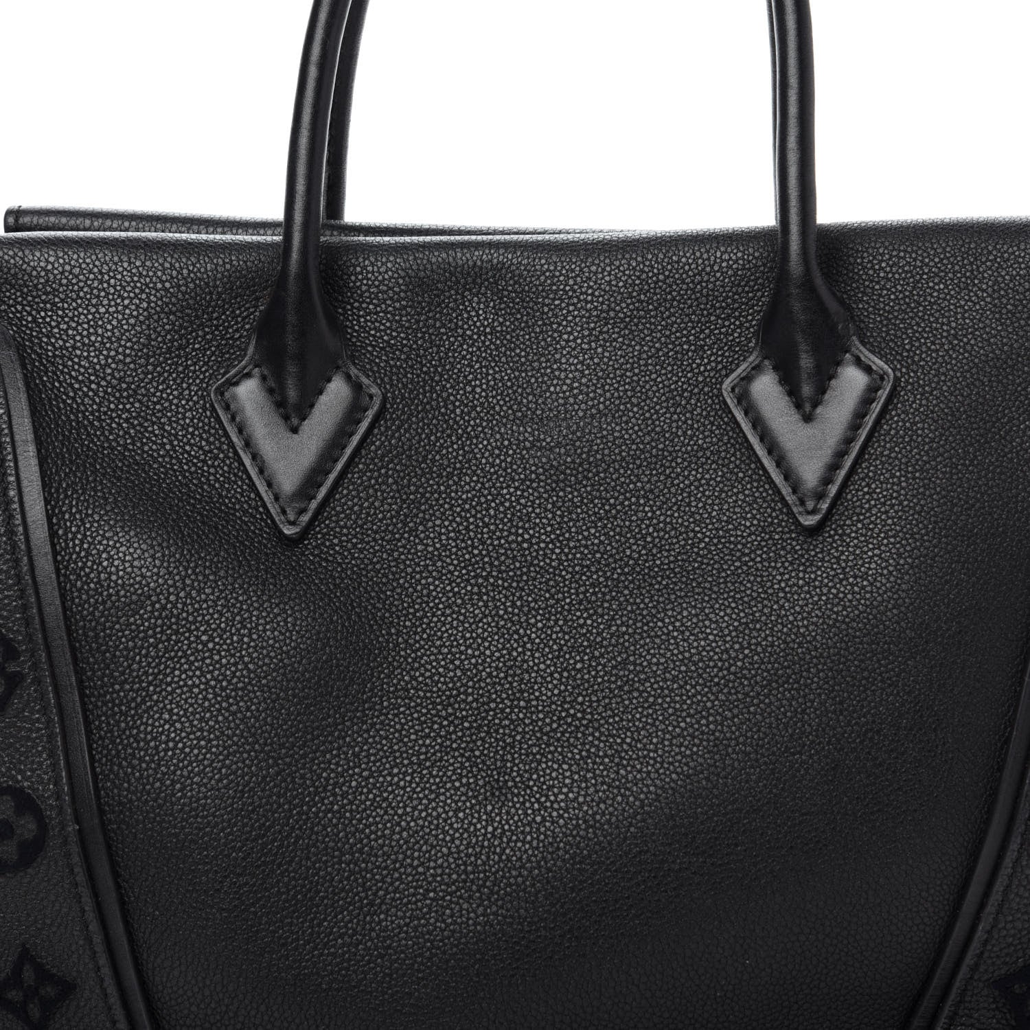 Louis Vuitton Veau Cachemire Tote W PM Black 9 of 9