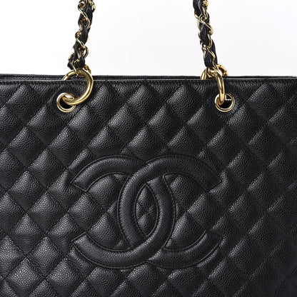 Chanel Caviar Quilted Grand Shopping Tote GST Black 10 of 10