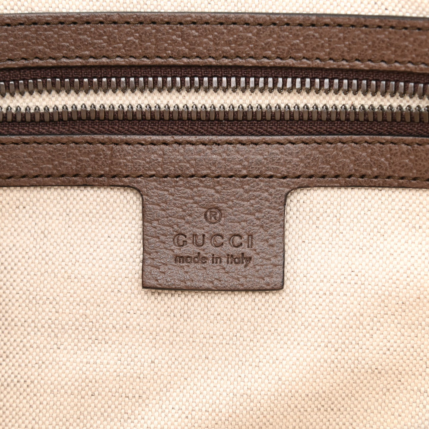 GG Supreme Monogram Web Small Ophidia Half Moon Hobo Brown