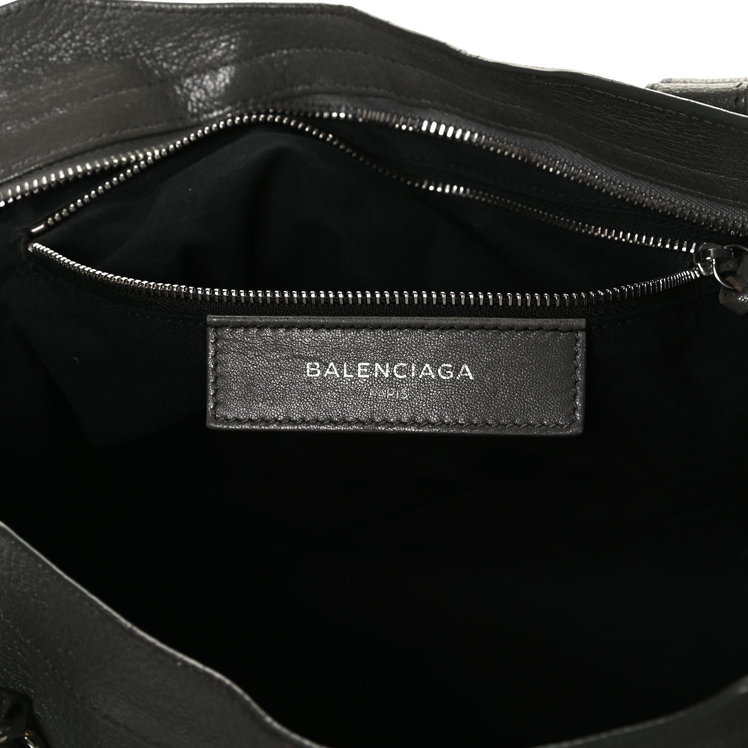 Balenciaga Chevre Silver Metallic Edge Hardware City Gris Acier 6 of 22