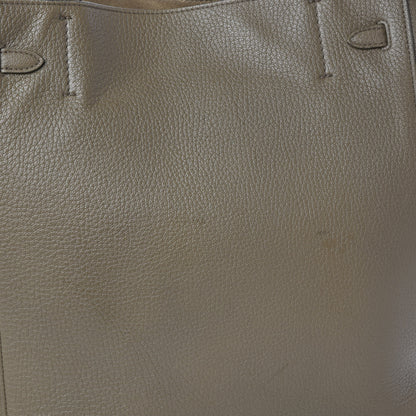 Celine Soft Grained Calfskin Small Belt Cabas Phantom Taupe 18 of 18