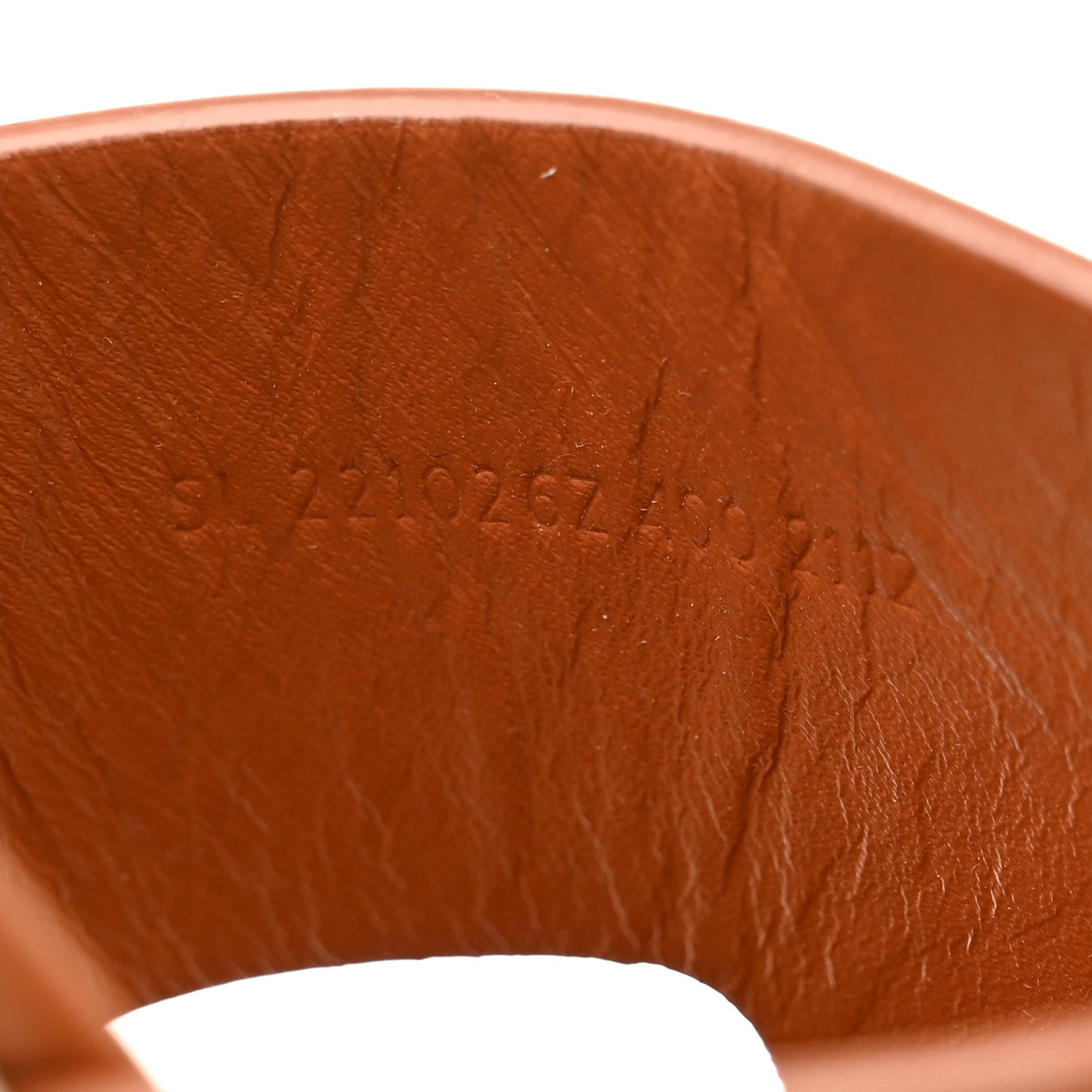 Hermes Calfskin Cork Eze 30 Sandals 40 Marron Glaise 6 of 8