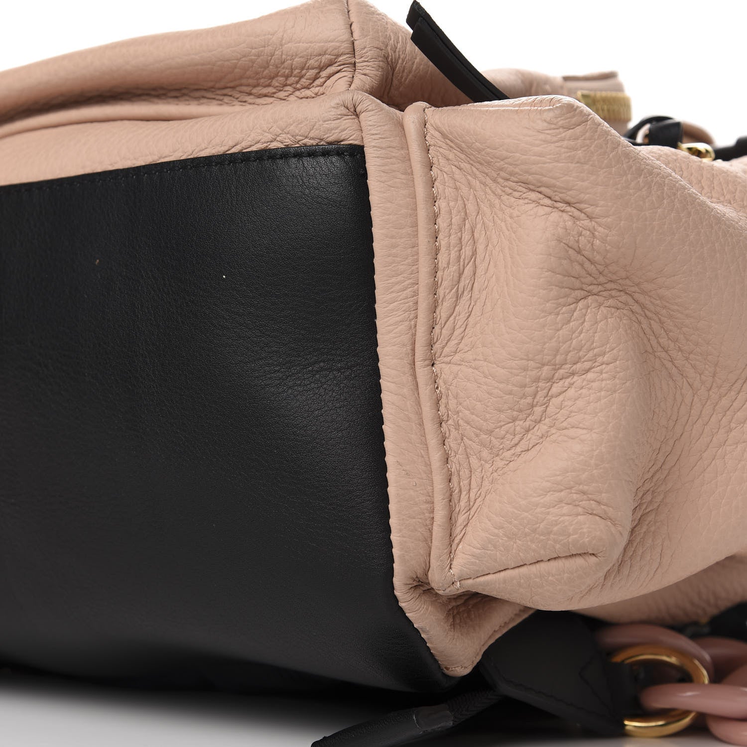Burberry Deerskin Medium Rucksack Backpack Pale Apricot 6 of 15