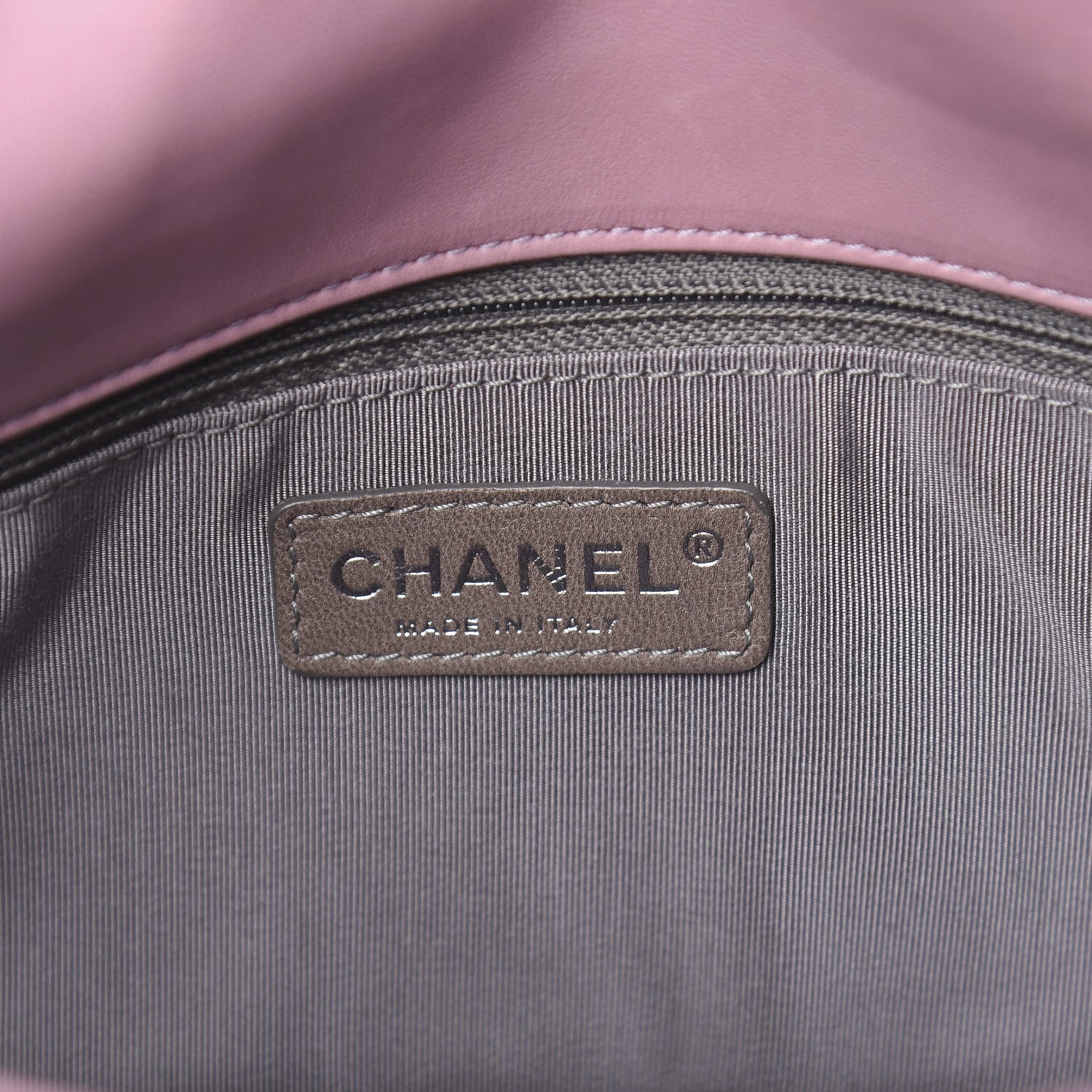 Chanel Lambskin Quilted Bi-Color Medium Single Flap Light Purple 6 of 14