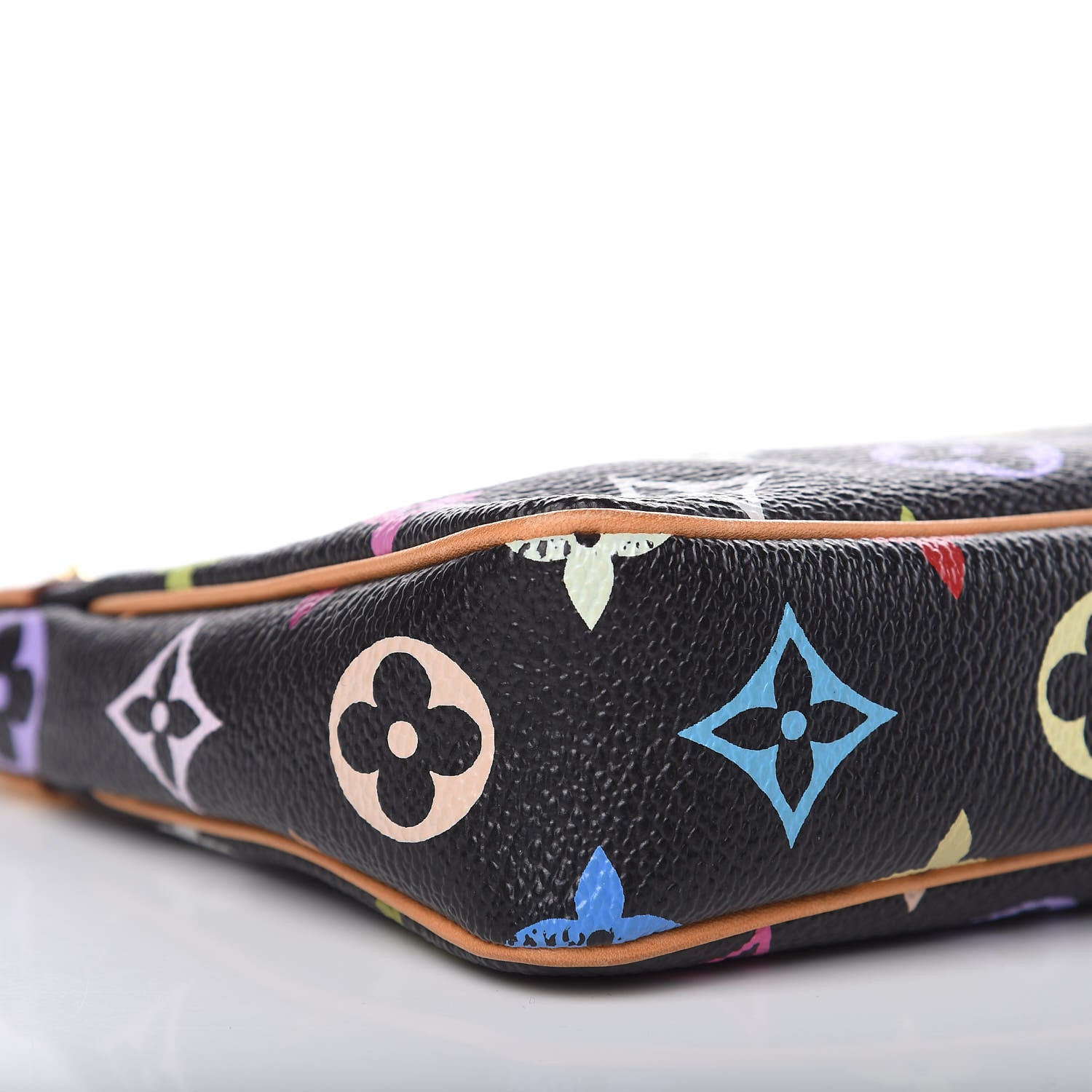 Louis Vuitton Monogram Multicolor Pochette Accessories Black 10 of 13