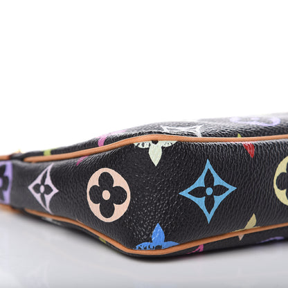 Louis Vuitton Monogram Multicolor Pochette Accessories Black 10 of 13