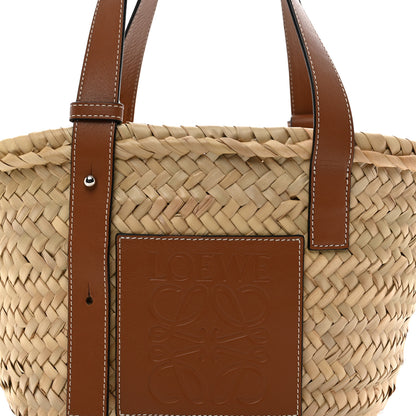 Loewe Raffia Small Basket Tote Bag Natural Tan 5 of 10